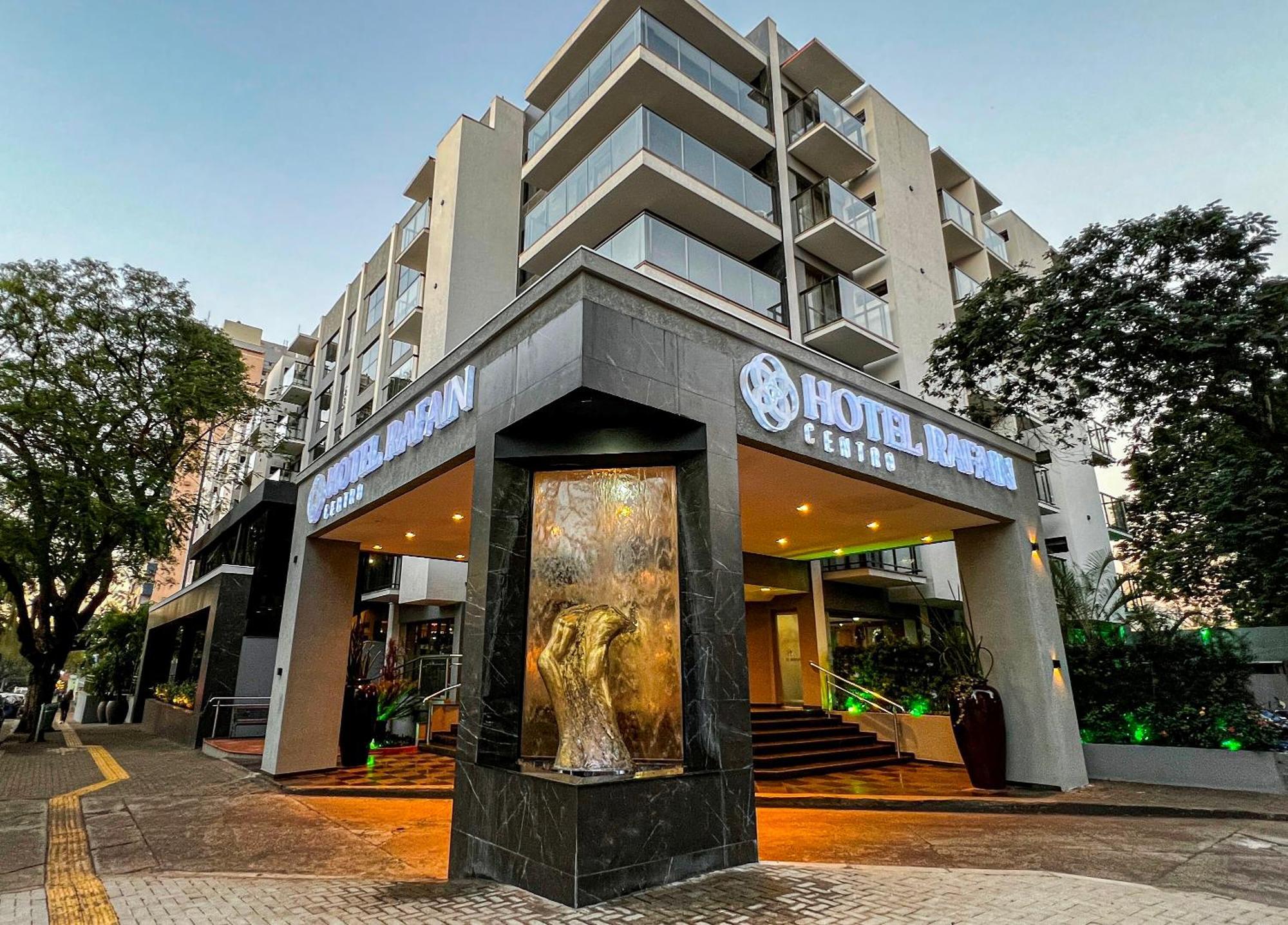 Hotel Rafain Centro Фос-ду-Игуасу Экстерьер фото
