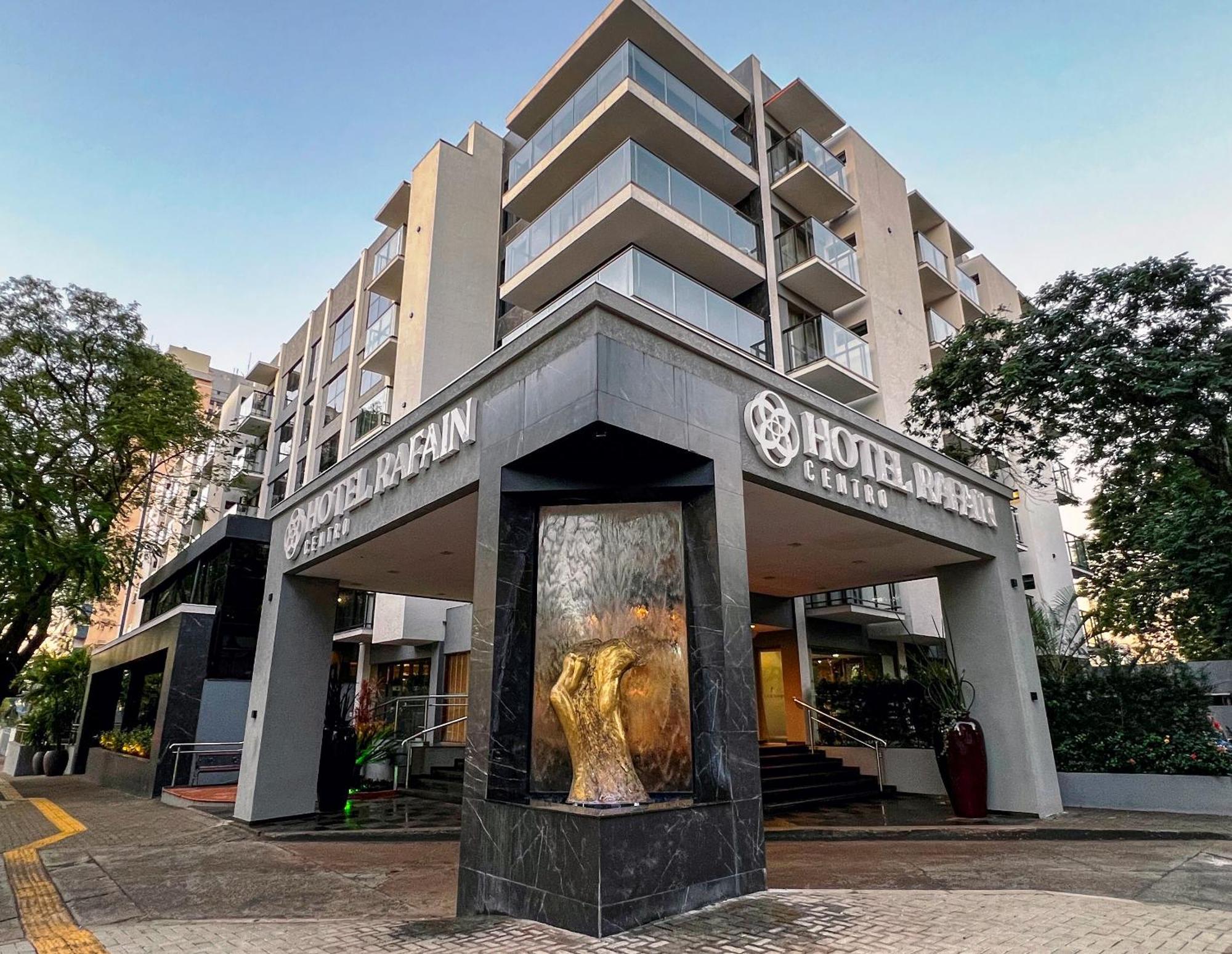 Hotel Rafain Centro Фос-ду-Игуасу Экстерьер фото
